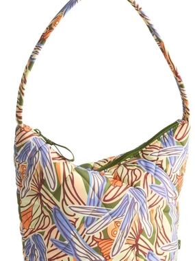 Vera Bradley Floral-Print Shoulder Bag in Blue, Green & Orange